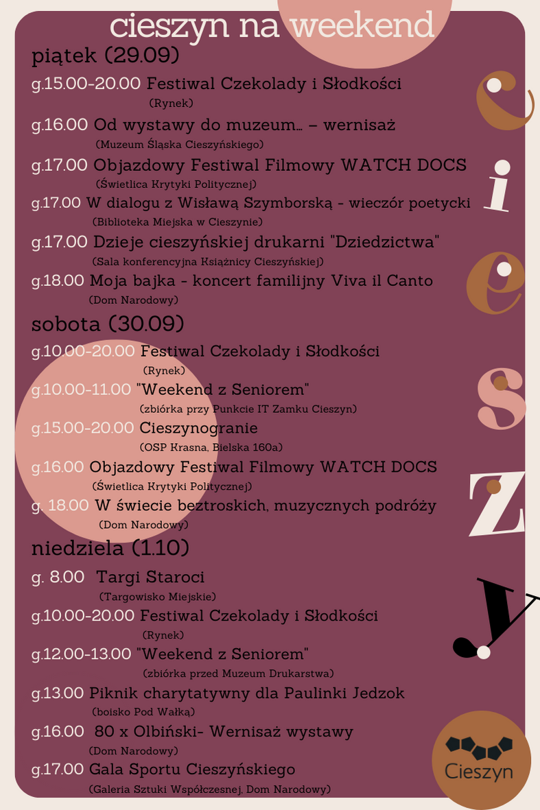 Cieszyn na weekend (mat UM)